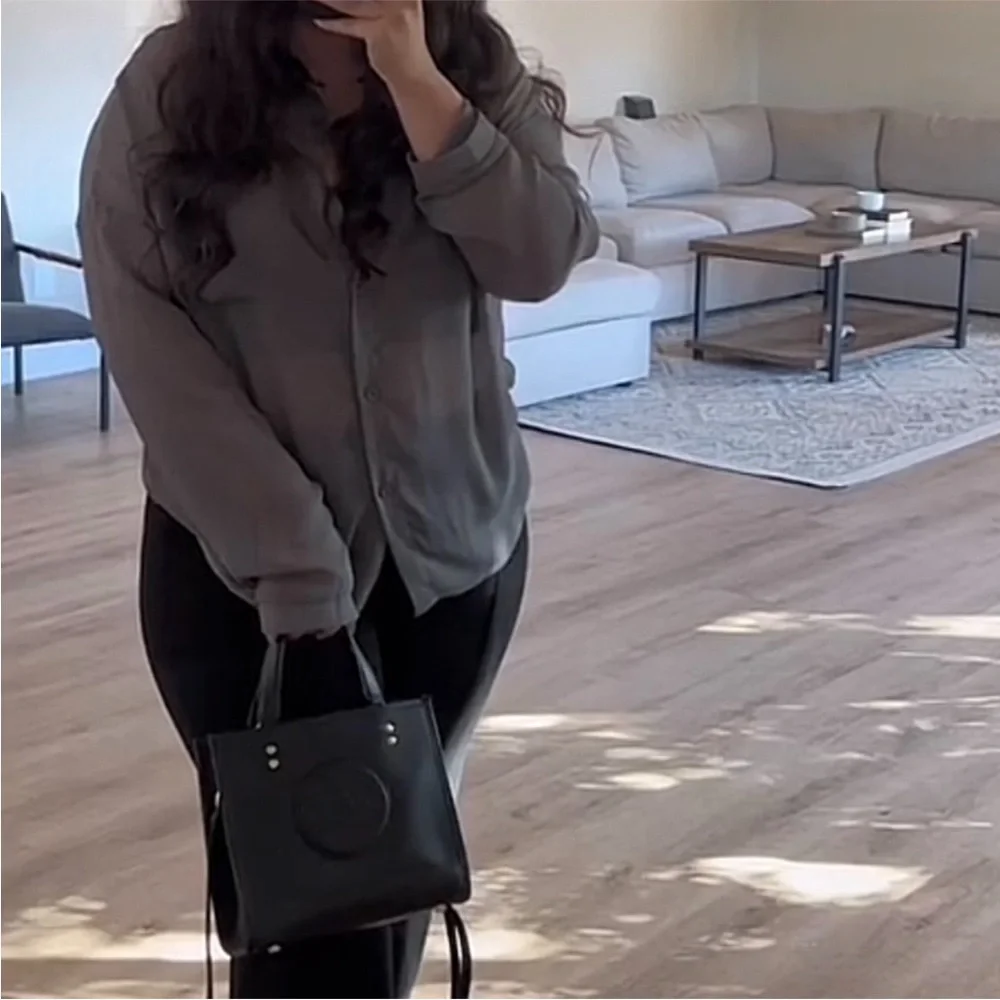 Coach Black Dempsey Tote With Patch
